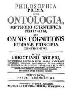 wolff-ontologia